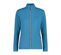 CMP Stretch performance fleece full zip with logo on shoulder, Woman, Lake, 40