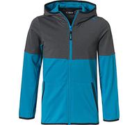 CMP Stretch Polyester Jacket with Fixed Hood, Boy, Antracite Mel., 110