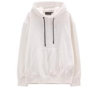 CMP - Sweat Fix Hood 36D4807 - Felpa con cappuccio S bianco/grigio