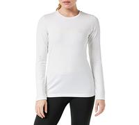 Cmp T-Shirt A Maniche Lunghe Con Logo, Donna, B.Co Gesso, 50, B.Co Gesso