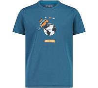 CMP T-Shirt da Bambini, Black Blue, 110