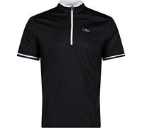 CMP - T-Shirt da Bici da Uomo, Nero-Bianco, 46