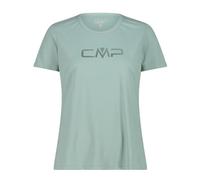 CMP T-Shirt da Donna Girocollo con Logo (IT, Numero, 54, Regular, Regular, Jade)