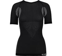 CMP, T-shirt da donna senza cuciture, Nero, 38/40