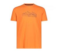 CMP - T-Shirt da Uomo, Flame-Antracite, 54