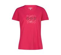 CMP T Shirt Donna in piqué con Dry Function Traspirante Asciugatura Rapida Protezione Solare Design Outdoor con Stampa Natura Leggera per Trekking Sport e Tempo Libero Taglia XL