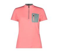 CMP - T-Shirt Elasticizzata da Bici da Donna, Lotus, 52