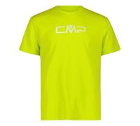 CMP T-Shirt Girocollo Dry Function con Logo da Uomo, 39T7117P (IT, Numero, 48, Regular, Regular, Acido)