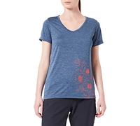 CMP - T-Shirt in Jersey Melange da Donna, Blue Mel.-Corallo, 40