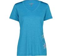 CMP - T-Shirt in Jersey Melange da Donna, Hawaian Mel., 40