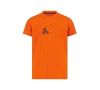 T-shirt tecnico stampato bambino CMP Orange 12 ans