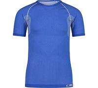 CMP - T-Shirt Senza Cuciture da Uomo, Royal Mel., M/L