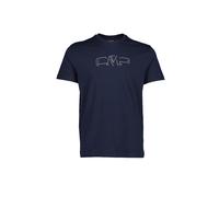 CMP T-Shirt stretch da uomo con logo in cotone