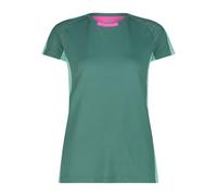 CMP T-Shirt Stretch Tecnica da Donna Active Cool Menthol Boost, 32C6236 (IT, Testo, S, Regular, Regular, Agave)