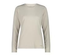 CMP T-Shirt Traspirante a Manica Lunga in Jersey da Donna, 35N5566 (IT, Testo, XL, Regular, Regular, Vaniglia)