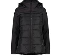 CMP Taffeta long jacket padded, Woman, Nero, 44