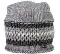 CMP Tappo Beanie Donna Lavorato a Maglia Cappello Grigio Righe Maglia Fine
