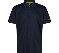 CMP Tinta Unita Maglietta Polo Uomo 52 B.blue-limegreen