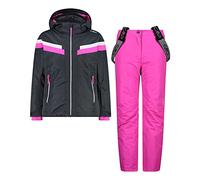 CMP Tuta Da Sci In Twill Da Bambini Con Cappuccio Removibile Set di pantaloni Unisex - Bambini e ragazzi