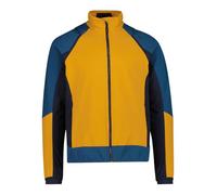 CMP Unlimitech Giacca ibrida da da uomo con maniche rimovibili, antivento, impermeabile, per trekking e avventura., Curcuma, 54