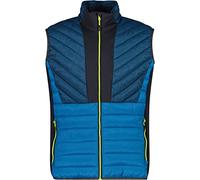CMP Unlimitech - Gilet ibrido da uomo con imbottitura Primaloft, lago profondo, 50