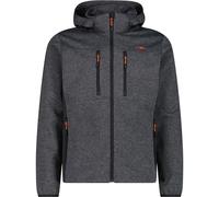 CMP Uomo Zip Hoodie giacca, grey mel, S