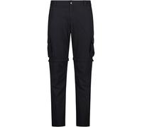 Pantaloni convertibili CMP Zip-Off Stretch Cargo nero antracite - XXL