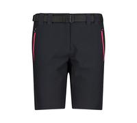 CMP Bermuda Elasticizzati da Donna Pantaloncini, Antracite-Fragola, 42