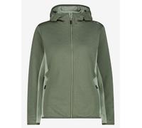 Cmp Woman Jacket Fix Hood Avocado Mel Micropile Zip Capp Donna 35E6416 F845