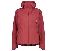 CMP - Women's Jacket Fix Hood 2 Layer - Giacca antipioggia 42 rosso