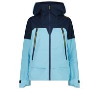 CMP - Women's Jacket Fix Hood 3 Layer - Giacca antipioggia 34 blu