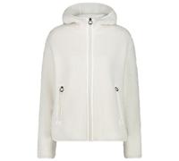CMP - Women's Jacket Fix Hood Bonded Teddy - Giacca in pile 50 bianco