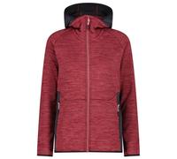 CMP - Women's Jacket Fix Hood - Giacca in pile 42 rosso