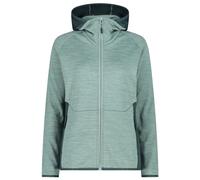 CMP - Women's Jacket Fix Hood - Giacca in pile 42 turchese