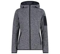 CMP - Women's Jacket Fix Hood Jacquard Knitted 3H19826 - Giacca in pile 36 grigio
