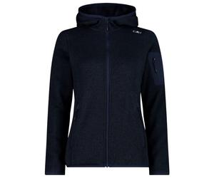 CMP - Women's Jacket Fix Hood Jacquard Knitted 3H19826 - Giacca in pile 36 nero