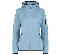 CMP - Women's Jacket Fix Hood Jacquard Knitted 3H19826 - Giacca in pile 48 blu