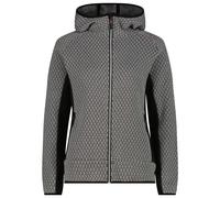 CMP - Women's Jacket Fix Hood Jacquard Knitted - Giacca in pile 34 grigio
