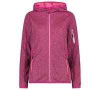 CMP - Women's Jacket Fix Hood Knitted + Mesh - Giacca in pile 48 lilla