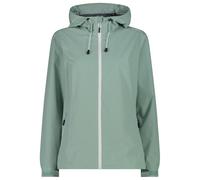 CMP - Women's Jacket Fix Hood with Pack Pocket - Giacca antipioggia 48 turchese