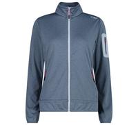 CMP - Women's Jacket Jacquard Double Knitted - Giacca in pile 48 blu/grigio