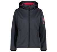 CMP - Women's Jacket Zip Hood Melange Softshell - Giacca softshell 38 blu