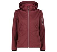 CMP - Women's Jacket Zip Hood Melange Softshell - Giacca softshell 40 rosso