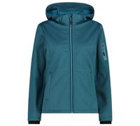 CMP - Women's Jacket Zip Hood Melange Softshell - Giacca softshell 44 blu