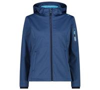 CMP - Women's Jacket Zip Hood Melange Softshell - Giacca softshell 46 blu