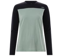CMP - Women's Kildar T-Shirt - Maglia a manica lunga merino 46 turchese/nero