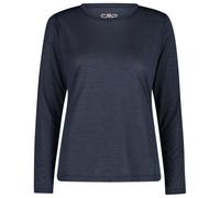 CMP - Women's L/S Jacquard T-Shirt - Maglia funzionale 38 blu