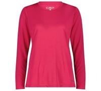 CMP - Women's L/S Jacquard T-Shirt - Maglia funzionale 48 fuchsia