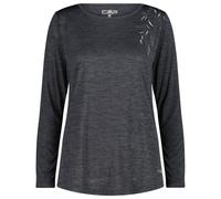 CMP - Women's Light Melange L/S T-Shirt - Maglia funzionale 46 grigio