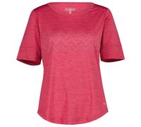 CMP - Women's Light Melange T-Shirt - Maglia funzionale 44 rosso/fuchsia